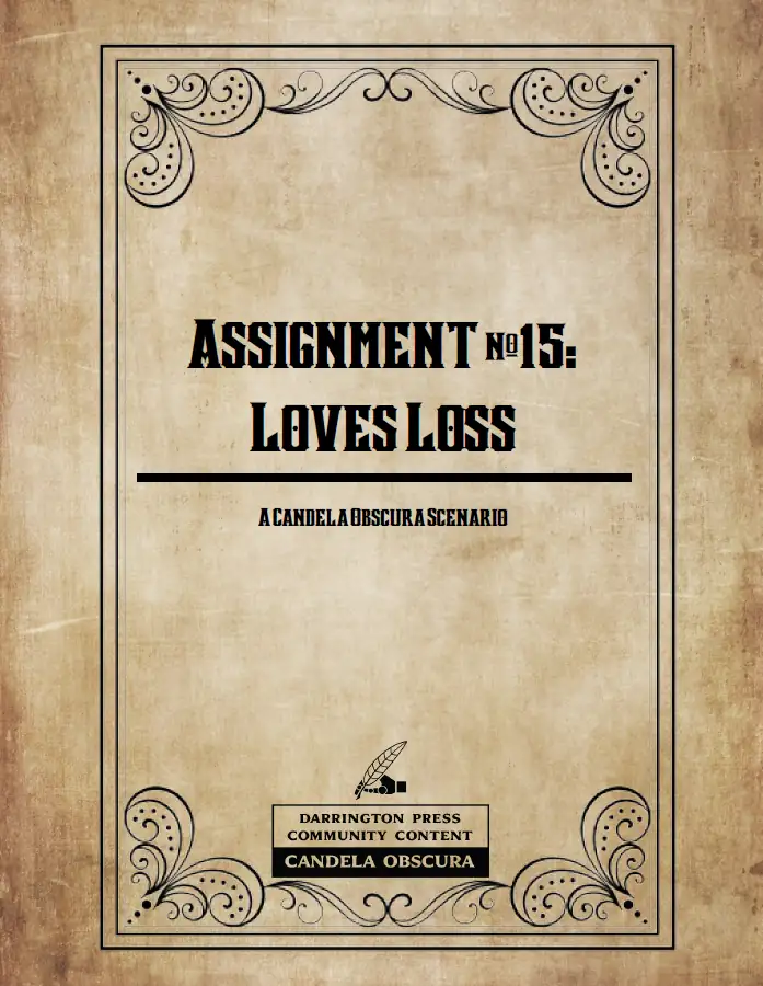 Assignment 15: Love's Loss cover