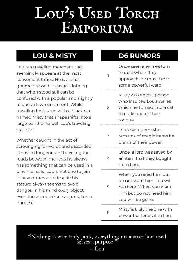 Lou's Used Torch Emporium cover